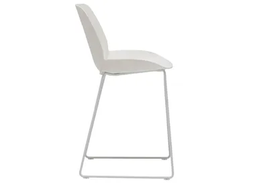NUEZ OUTDOOR BQ2892 - High Polymer garden stool with footrest by Andreu World - view 2